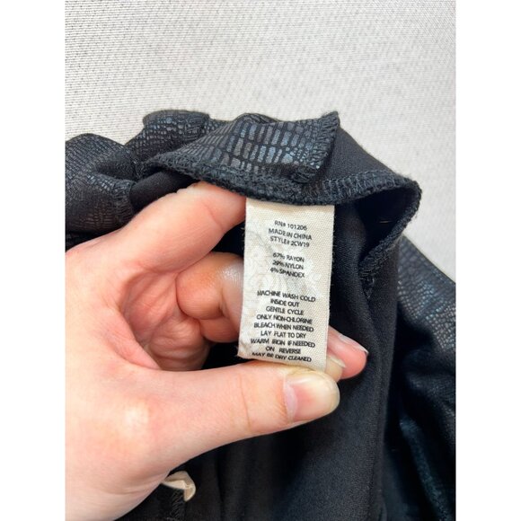 Soft Surroundings Womens Pull On Pants Size Medium Black Stretch Casual - Picture 6 of 11